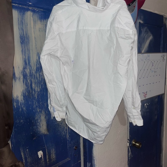 Nautice white longsleev button up shirt men - Picture 2 of 6